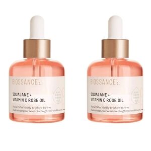 Set: Biossance Squalane + Vitamin C Rose Oil (Both NIB, Full Sized)